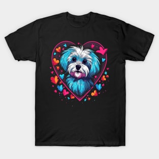 Maltese Valentine Day T-Shirt